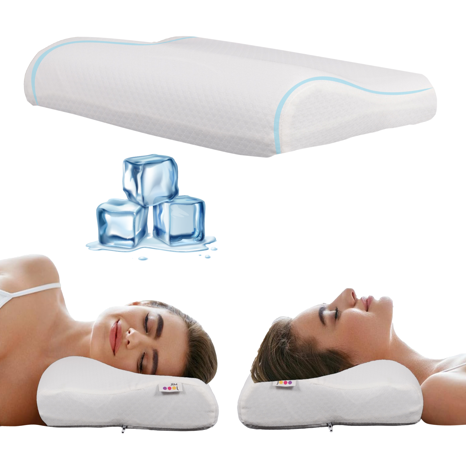 Contour Cool Gel Infused Memory Foam Pillow