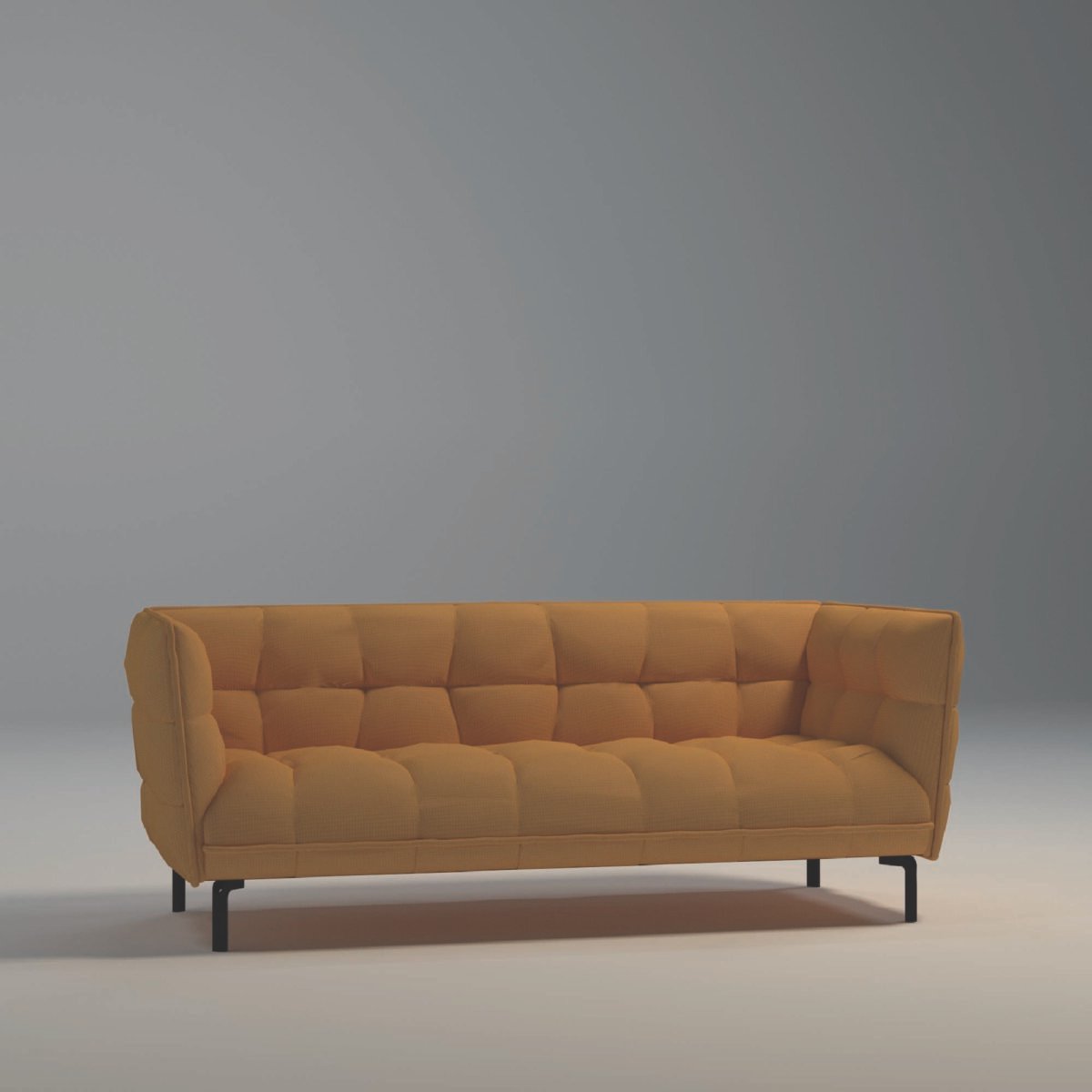 Contemporary Tufted 3-Seater Sofa