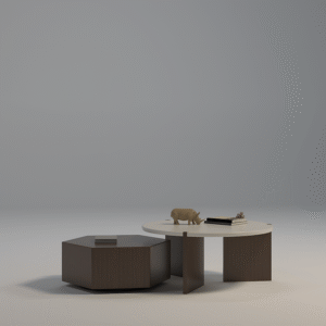 Modern Geometric Nesting Centre Table 18 1 15