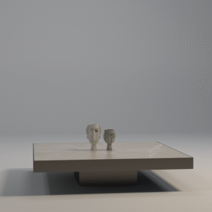 Contemporary Luxe Marble Accent Table 16 1 20