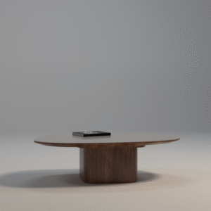 Minimalist Oval Wooden Center Table 12 1 26