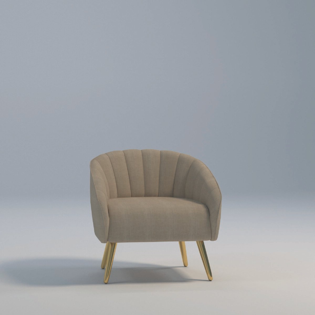 Modern Art Deco Lounge Chair