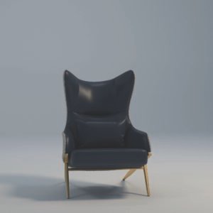 High-Back Modern Wing Chair 8 CH 17