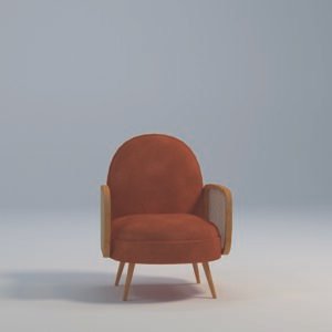 Mid-Century Modern Lounge Chair 6 CH 18