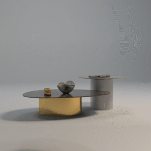 Dual-Toned Modern Oval Coffee Tables 10 c16 01