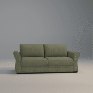 Modern 2-Seater Sofa with Rounded Armrests 6 s23 01