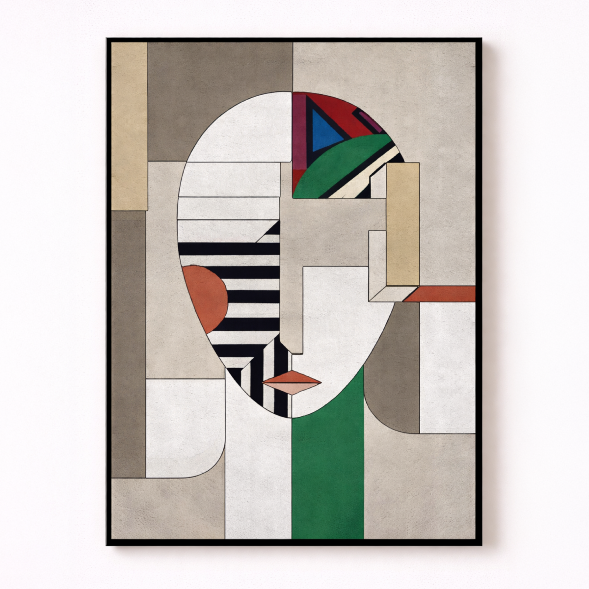Epod Decore Painting (Abstract Face)