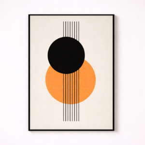 Epod Decore Painting (Minimal Bauhaus Geometry)