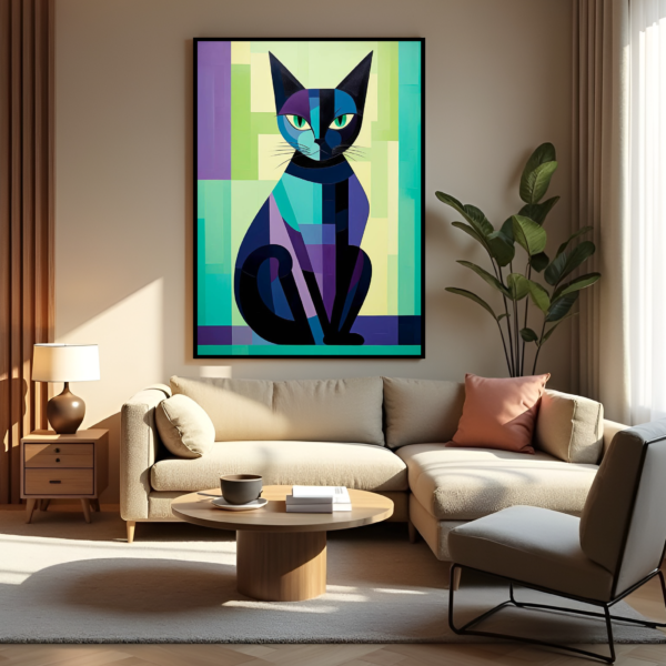 Epod Decore Painting (A Wise Cat)