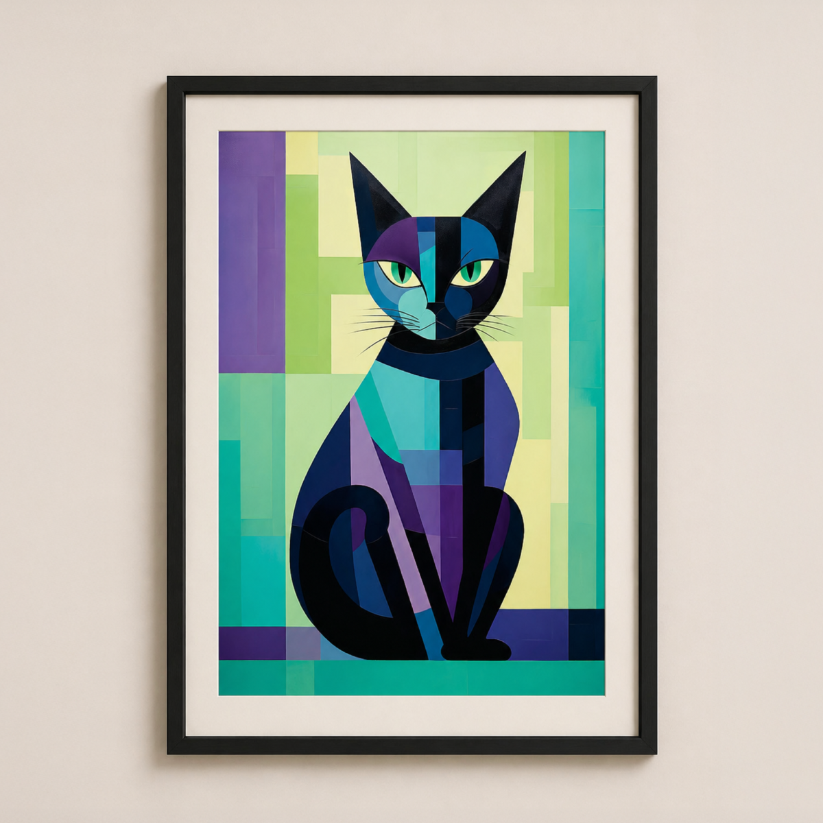 Epod Decore Painting (A Wise Cat)