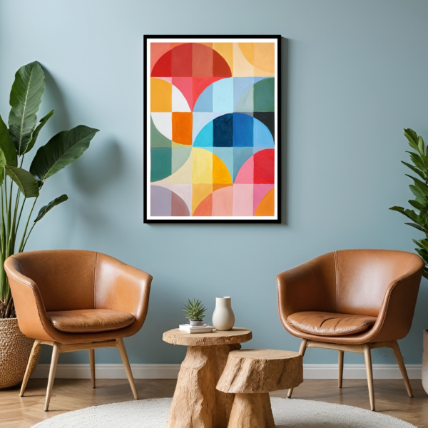 Epod Decore Painting (Colourful Abstract)