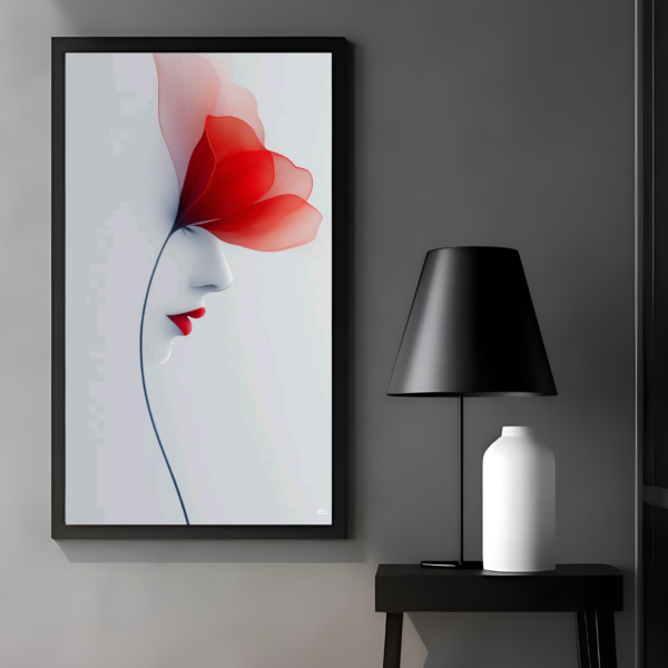 Epod Decore Painting (Red Floral Beauty)