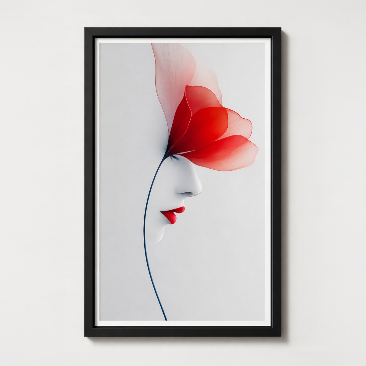 Epod Decore Painting (Red Floral Beauty)