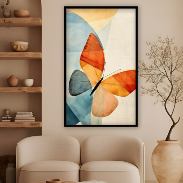 Epod Decore Painting (Geometric Butterfly)