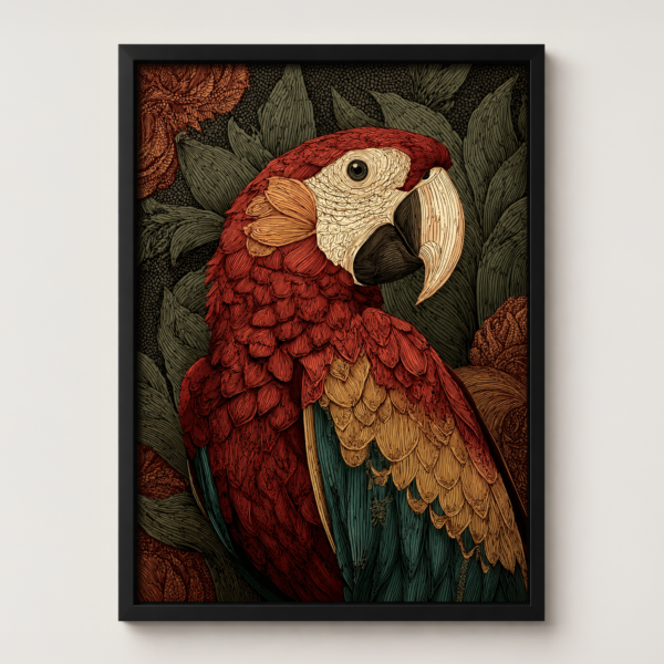Epod Decore Painting (African Bird)
