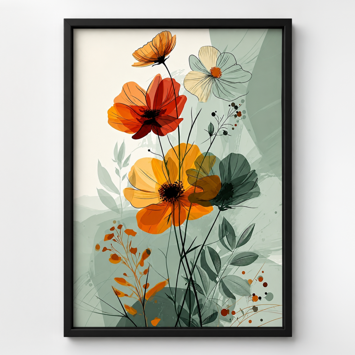 Epod Decore Painting (Flower shades)