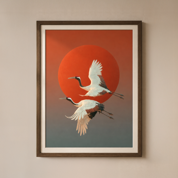 Epod Decore Painting (Flying Phoenix)
