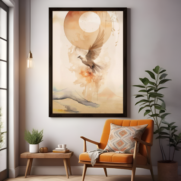 Epod Decore Painting (Bird of Peace)