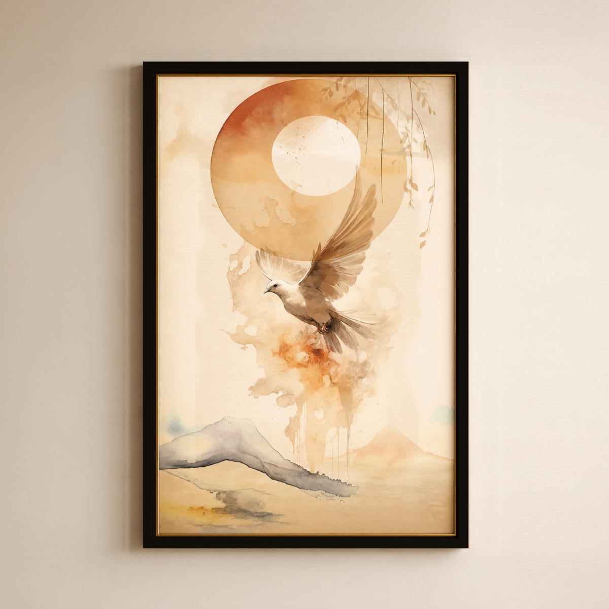 Epod Decore Painting (Bird of Peace)
