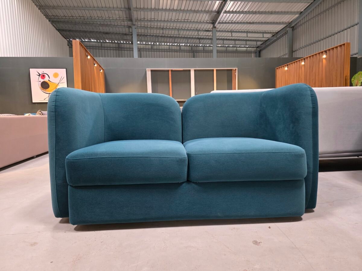 2 Seater Navy Blue Linea Sofa