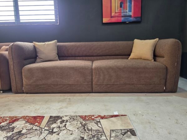 3 Seater Brown Trend Haus Sofa