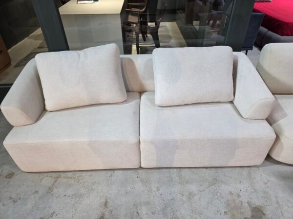 2 Seater Snow White Trend Haus Sofa
