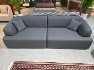 3 Seater Moderate Grey Style Cart Sofa