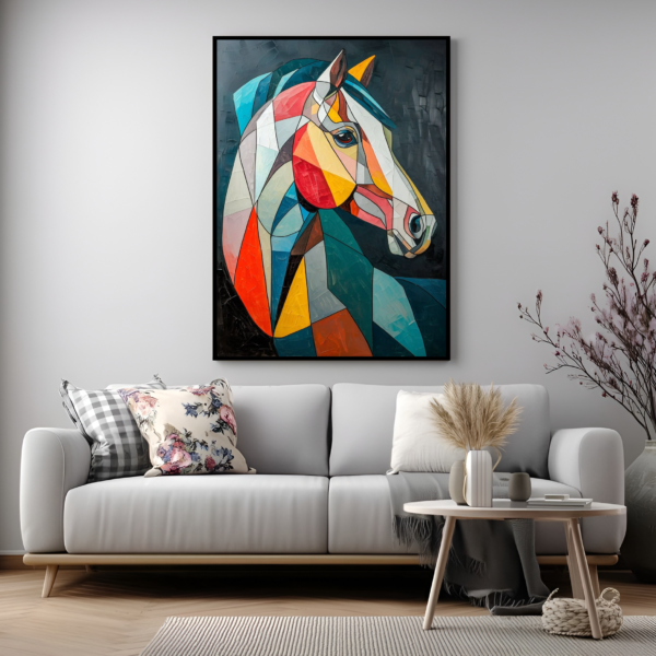 Epod Decore Painting (Vibrant horse king)