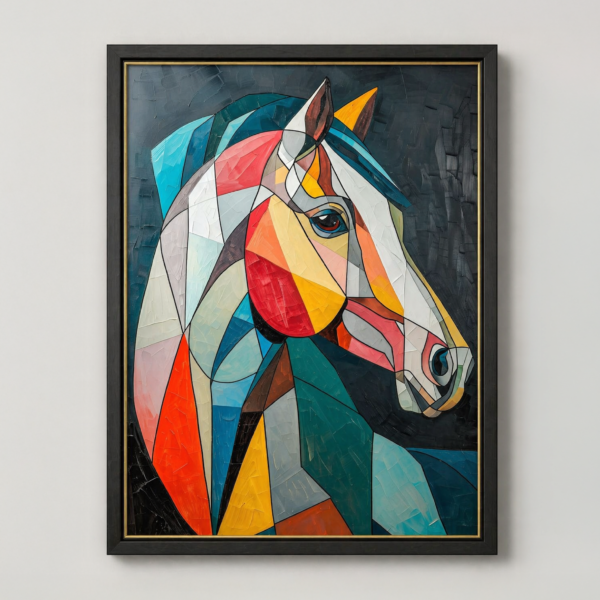 Epod Decore Painting (Vibrant horse king)