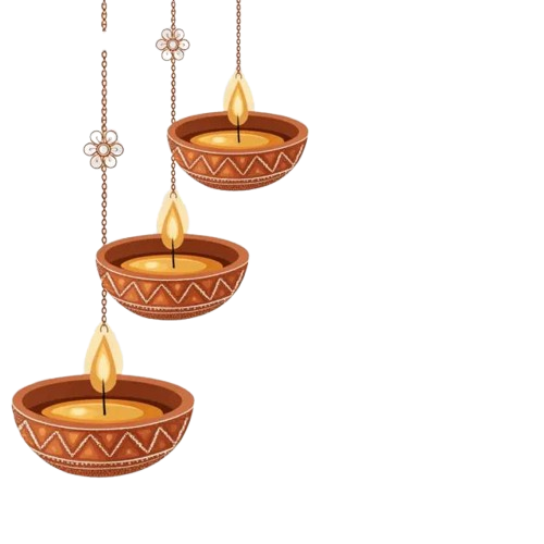 Diwali Frame Decorations With Hanging Diya Art Vector Art Clipart Diwali Clipart Diya Clipart PNG Transparent Image and Clipart for Free Download removebg preview